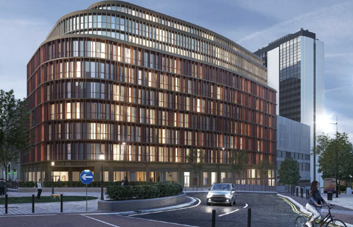 CGI of the Maple House student accommodation development in Birmingham | PBSA News CGI of the Maple House student accommodation development in Birmingham | PBSA News