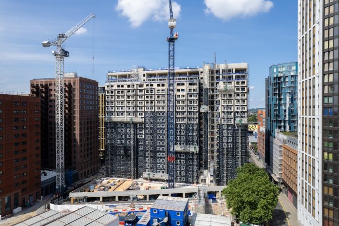 The Canvas Wembley student accommodation scheme. Greystar celebrates topping out with Brent Council | PBSA News The Canvas Wembley student accommodation scheme. Greystar celebrates topping out with Brent Council | PBSA News