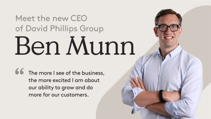 Ben Munn, the new CEO of David Phillips | PBSA News Ben Munn, the new CEO of David Phillips | PBSA News