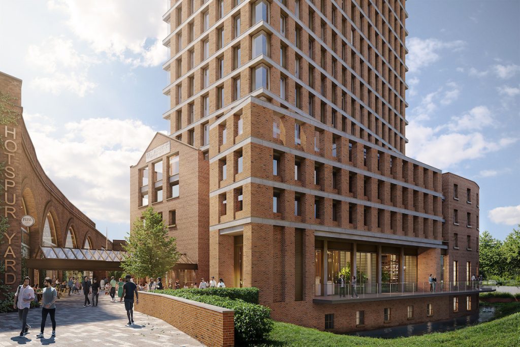 CGI of The Hotspur Press redevelopment | Manner | PBSA News