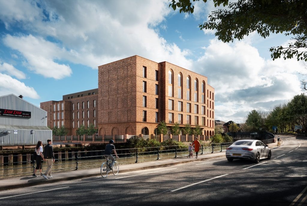 Riverside view of the PBSA scheme | PBSA News