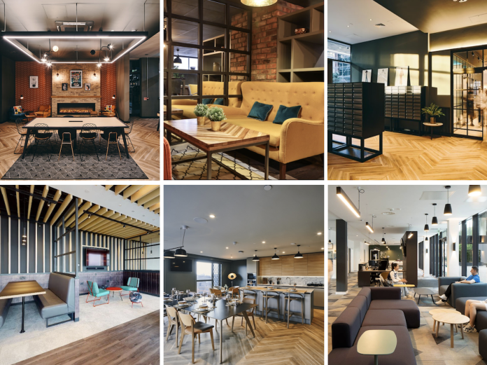 Proposed amenity spaces at Malik Group Holdings' Coverdale House scheme. Planning is secured for the office to residential conversion | PBSA News Proposed amenity spaces at Malik Group Holdings' Coverdale House scheme. Planning is secured for the office to residential conversion | PBSA News