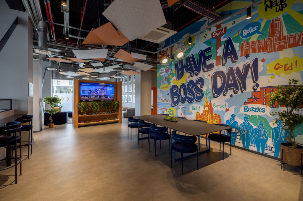 Shared amenity space at Limelight | PBSA News
