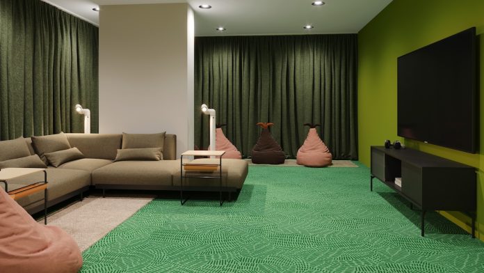 TV lounge at the Glassworks development in Bristol, which will be managed by Fresh on behalf of UBS | PBSA News TV lounge at the Glassworks development in Bristol, which will be managed by Fresh on behalf of UBS | PBSA News