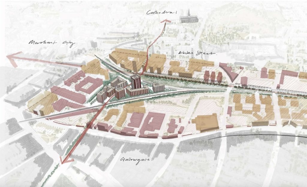 The site is surrounded by a number of recently completed and emerging developments | PBSA News