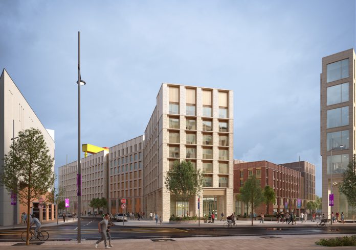 The proposed Titanic Quarter Student Village in Belfast, which is being delivered by a joint venture between Watkin Jones and Lacuna Developments | PBSA News The proposed Titanic Quarter Student Village in Belfast, which is being delivered by a joint venture between Watkin Jones and Lacuna Developments | PBSA News