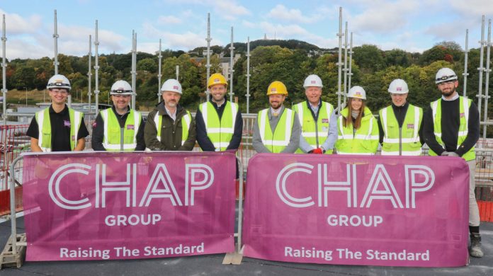 CHAP Group's topping out ceremony at Douglas Street | PBSA News CHAP Group's topping out ceremony at Douglas Street | PBSA News