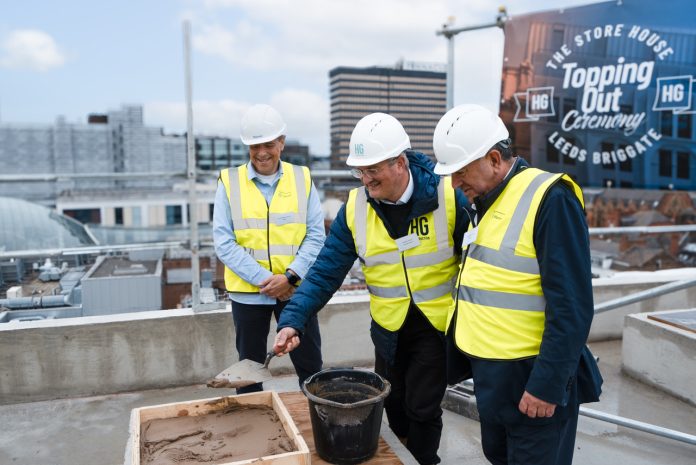 Topping out ceremony at Manner's The Store House development | PBSA News Topping out ceremony at Manner's The Store House development | PBSA News