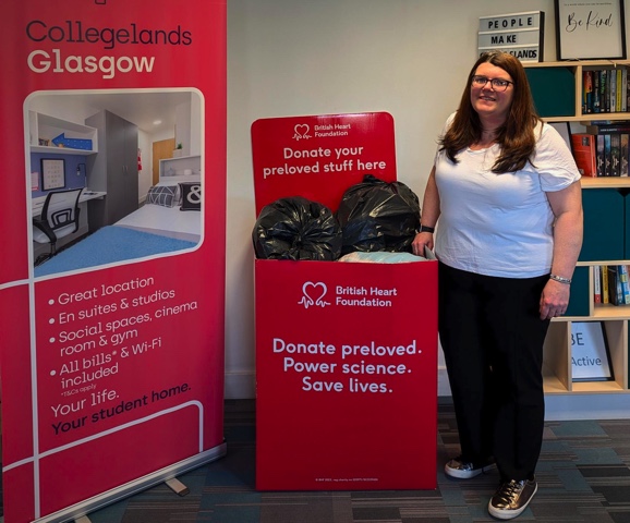 Fresh residents show bags of support for the British Heart Foundation | PBSA News Fresh residents show bags of support for the British Heart Foundation | PBSA News