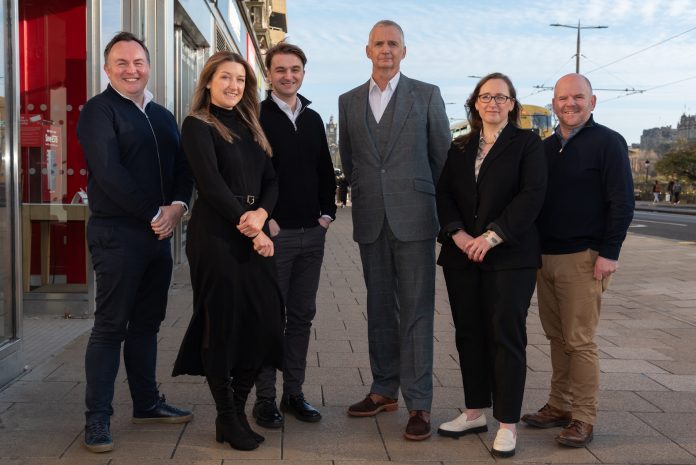 Pictured left to right: Iain Jenkinson, Executive Director; Hannah Munro, Senior Planner; James Wall, Senior Planner; Chris Dougray, Head of Development; Kate Donald, Senior Director; and Colin Smith, Senior Director at CBRE | PBSA News Pictured left to right: Iain Jenkinson, Executive Director; Hannah Munro, Senior Planner; James Wall, Senior Planner; Chris Dougray, Head of Development; Kate Donald, Senior Director; and Colin Smith, Senior Director at CBRE | PBSA News