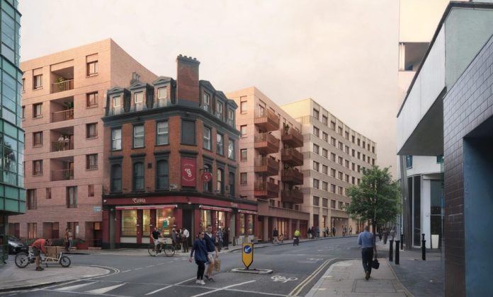 Jamestown Street view with pub. Regal and 4C Group have submitted planning for the scheme | PBSA News Jamestown Street view with pub. Regal and 4C Group have submitted planning for the scheme | PBSA News