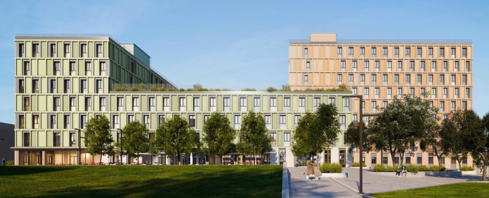 CGI of the Trentacoste student accommodation development | PBSA News CGI of the Trentacoste student accommodation development | PBSA News
