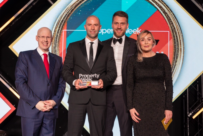 The Study Inn team receiving the awards | PBSA News The Study Inn team receiving the awards | PBSA News