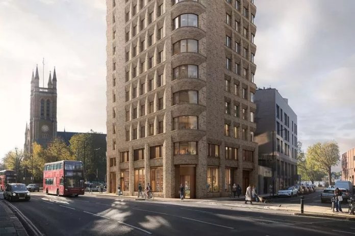 CGI of Royal London's proposed Hammersmith student accommodation development | PBSA News CGI of Royal London's proposed Hammersmith student accommodation development | PBSA News