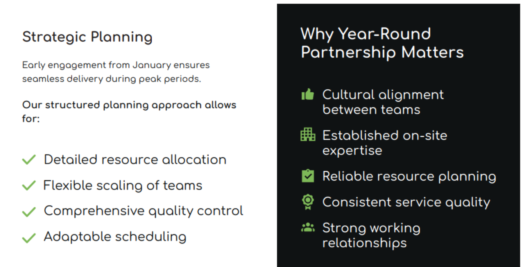 Smarter Services planning