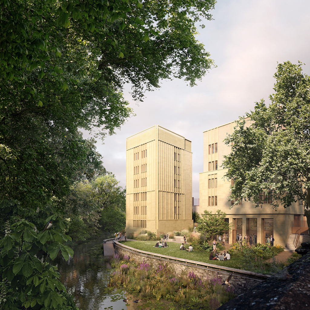 CGI of the replaced Waynflete building | PBSA News