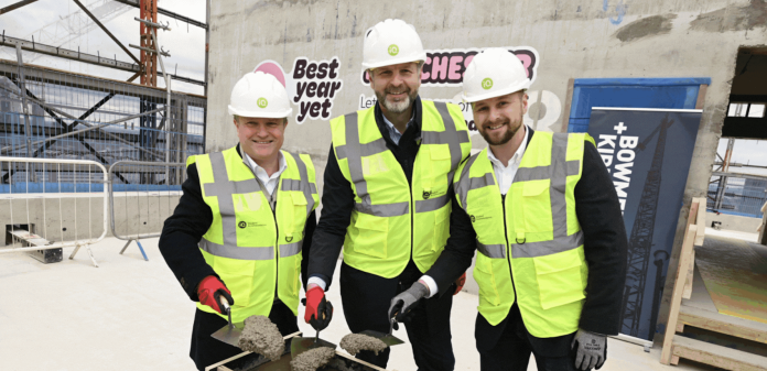 iQ Student Accommodation and Bowmer + Kirkland team celebrate topping out | PBSA News iQ Student Accommodation and Bowmer + Kirkland team celebrate topping out | PBSA News