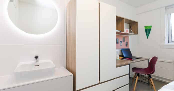 Student bedroom at Muirhead House | PBSA News Student bedroom at Muirhead House | PBSA News