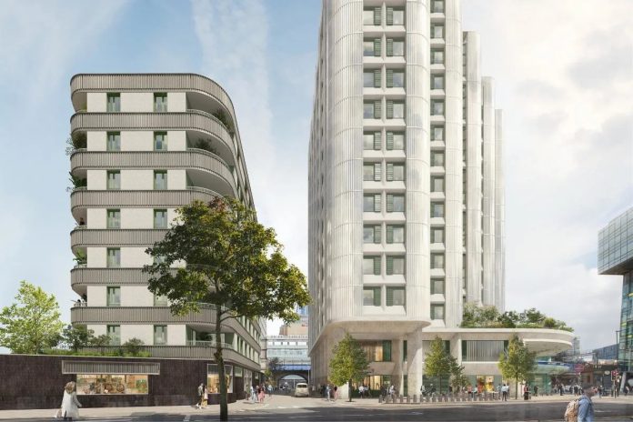 CGI of Places for London and Helical's Southwark station PBSA scheme | PBSA News CGI of Places for London and Helical's Southwark station PBSA scheme | PBSA News
