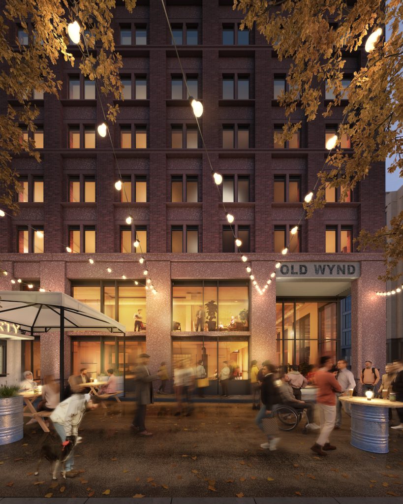 CGI of Dominus' Old Wynd Street PBSA at night | PBSA News