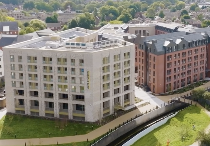 Fly over footage screenshot of Morriss House PBSA | PBSA News Fly over footage screenshot of Morriss House PBSA | PBSA News
