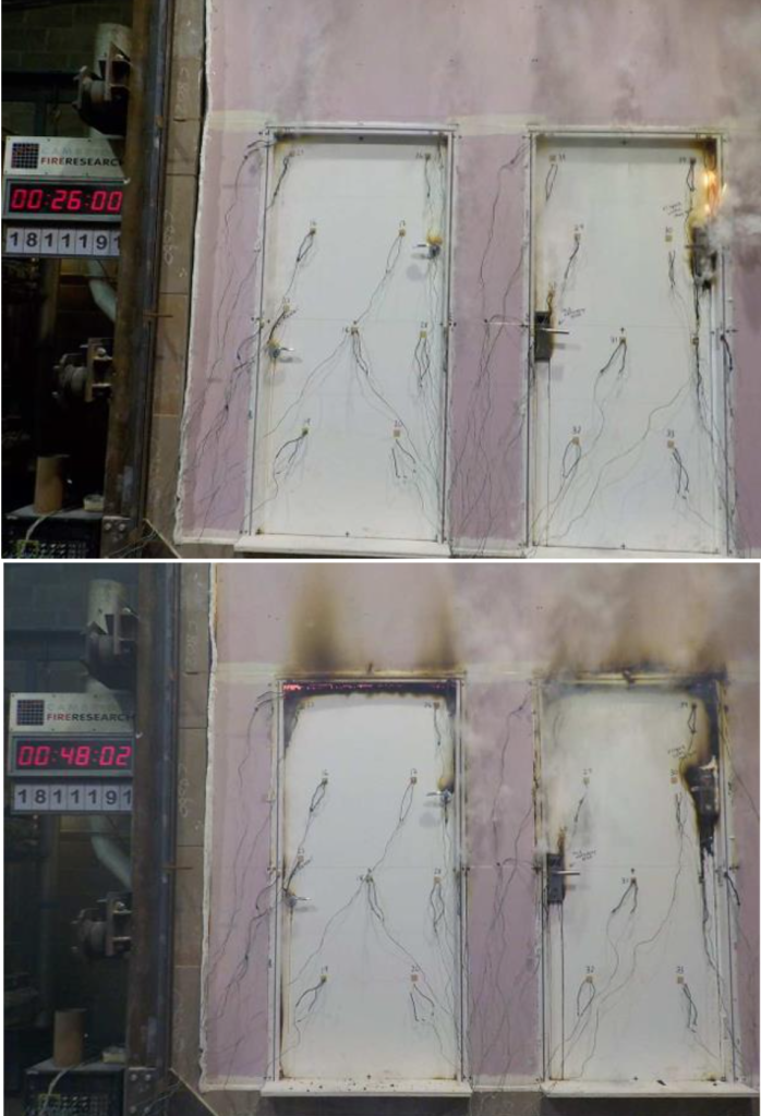 On the same door but parallel, identical apertures were recreated, sealed using TLJ’s bespoke remediation solution | PBSA News