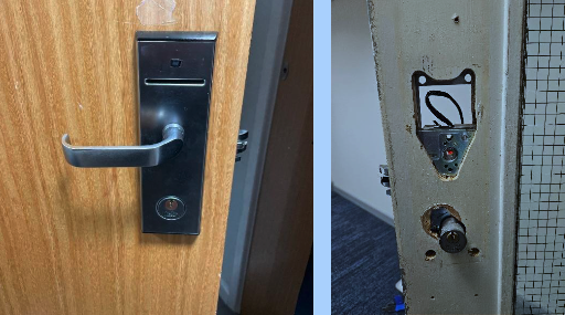 TLJ electronic locks require significantly smaller cut-outs | PBSA News
