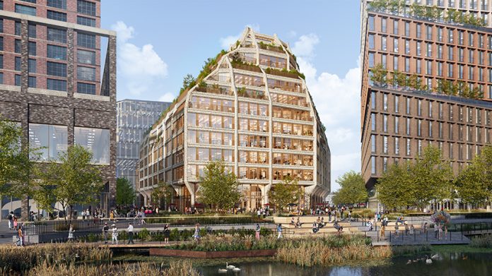 Architect's drawing of Art-Invest Real Estate's PBSA scheme at London's Canada Water | PBSA News Architect's drawing of Art-Invest Real Estate's PBSA scheme at London's Canada Water | PBSA News