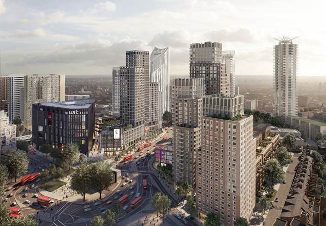CGI of Get Living's proposed Elephant and Castle West Site | PBSA News CGI of Get Living's proposed Elephant and Castle West Site | PBSA News