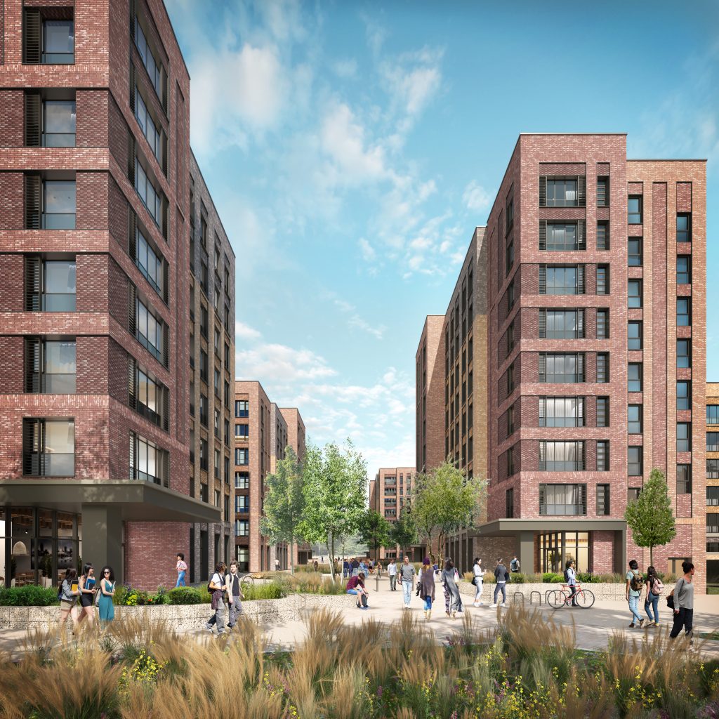 CGI of Castle Leazes PBSA and public space | PBSA News