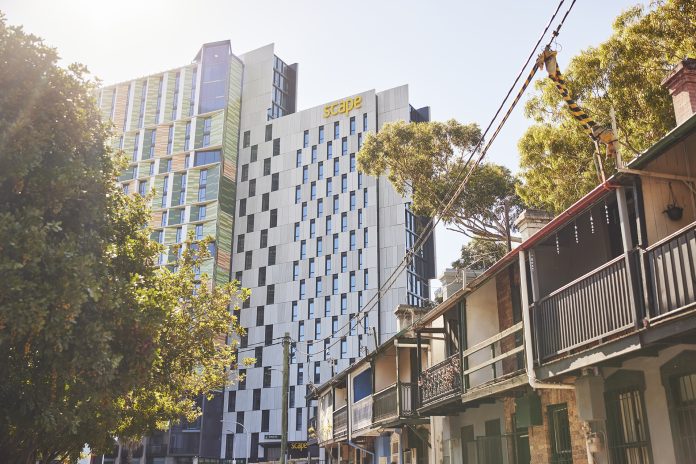 Exterior view of Scape's Redfern PBSA | PBSA News Exterior view of Scape's Redfern PBSA | PBSA News