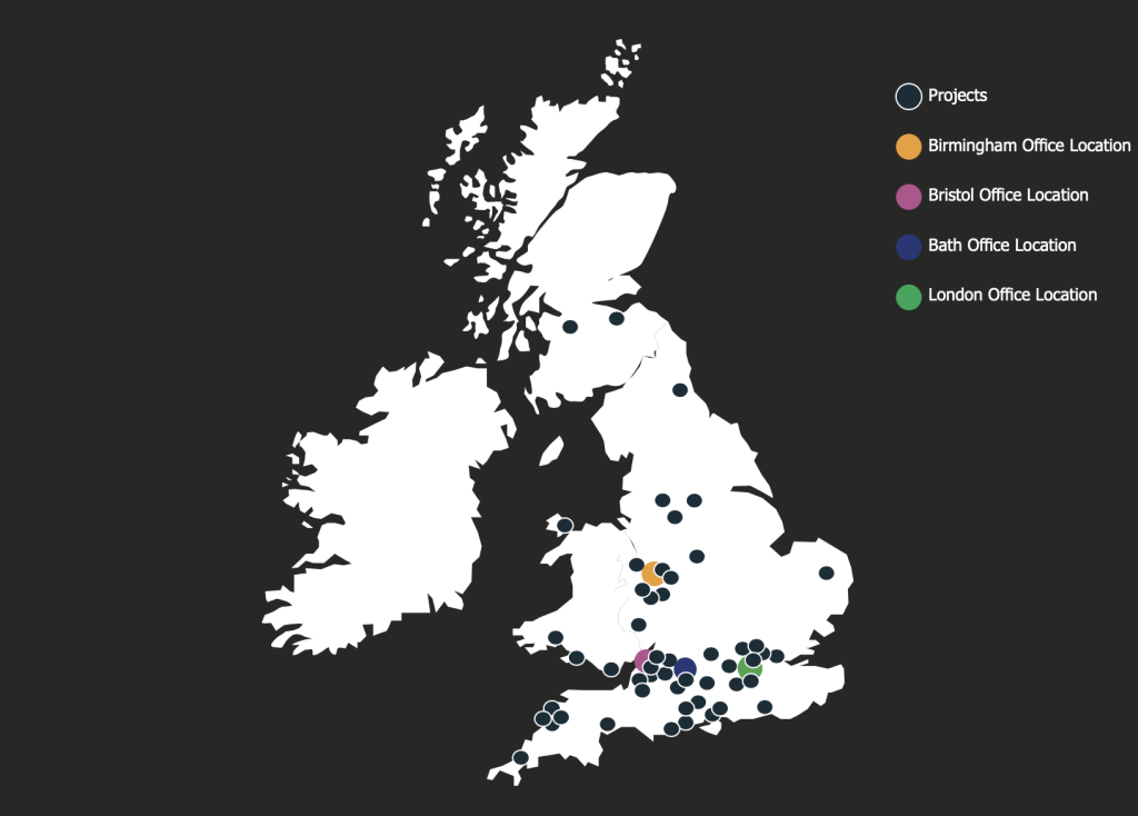 Iesis Consult's projects map | PBSA News