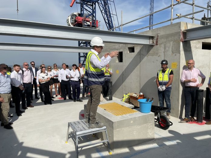 Topping out celebration at urbanest's 2 Trafalgar Square PBSA | PBSA News