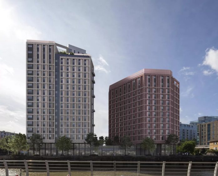 CGI of Greenwich Quay PBSA from Dreadnought Walk | PBSA News CGI of Greenwich Quay PBSA from Dreadnought Walk | PBSA News