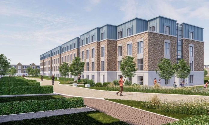 CGI image of the proposed PBSA block at Kilrymont, St Andrews | PBSA News CGI image of the proposed PBSA block at Kilrymont, St Andrews | PBSA News