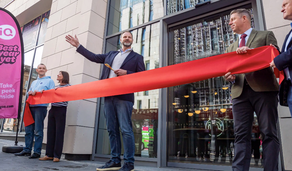 Matt Merrick, CEO, iQ Student Accommodation is about to cut the ribbon at GRAHAM's iQ Cullen House development | PBSA News