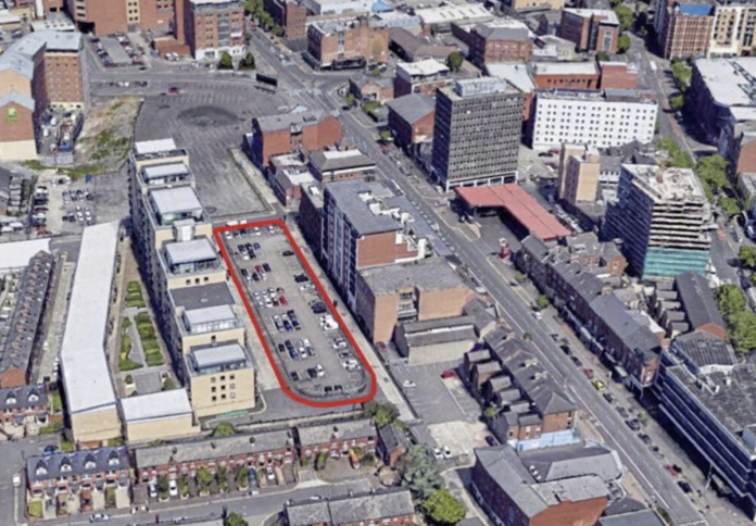 Aerial view of Artemis Developments' Sandy Row PBSA site | PBSA News Aerial view of Artemis Developments' Sandy Row PBSA site | PBSA News