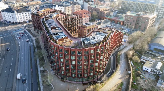 Aerial image of Greystar's Frederiksberg PBSA | PBSA News