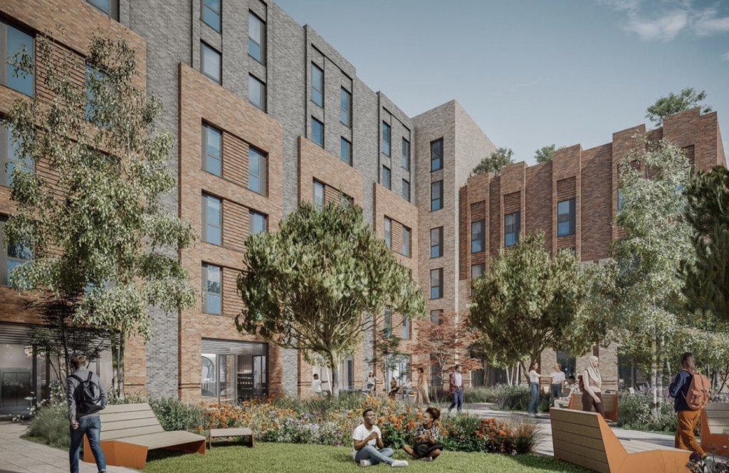 CGI of the St James PBSA scheme in Walthamstow | PBSA News