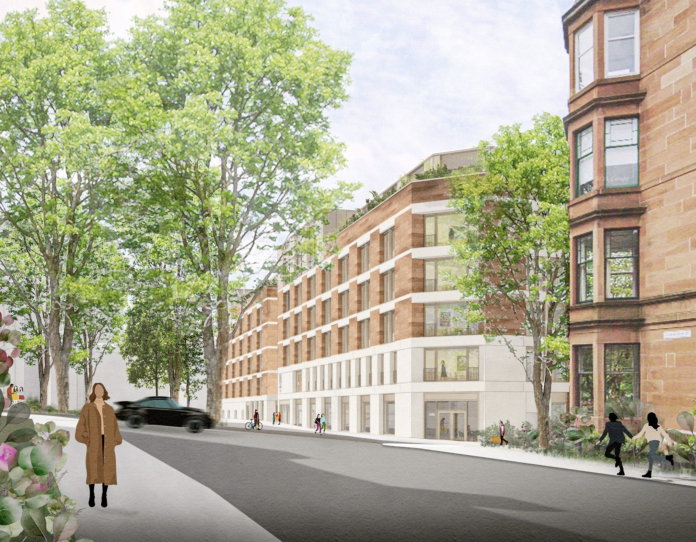 Architects' renderings of University of Glasgow's Lilybank Gardens | PBSA News