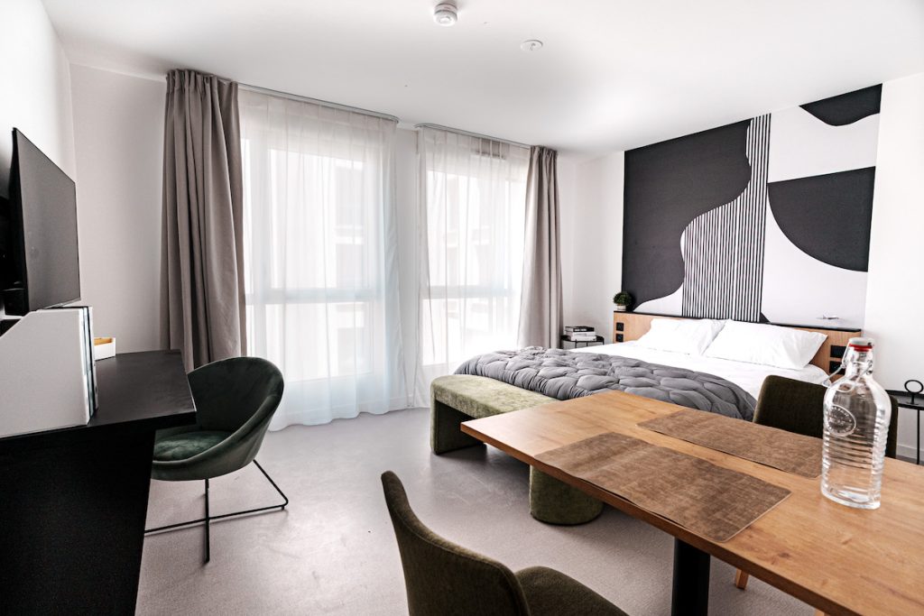 Bedroom at UXCO Group's Atlas Toulouse PBSA | PBSA News