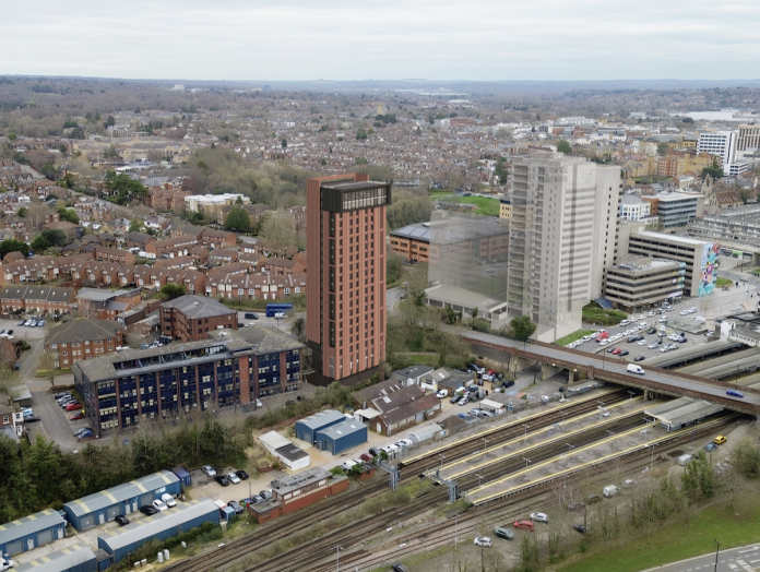 Aerial view of C&G's PBSA scheme | PBSA News Aerial view of C&G's PBSA scheme | PBSA News