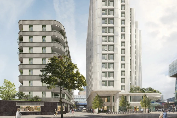 CGI of Places for London, and Helical's Southwark station PBSA scheme | PBSA News CGI of Places for London, and Helical's Southwark station PBSA scheme | PBSA News