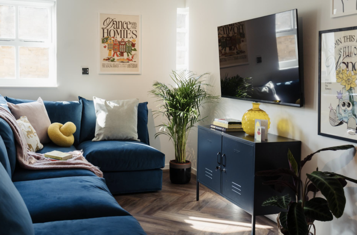 Living area at Homie's Neville Terrace rental property | PBSA News Living area at Homie's Neville Terrace rental property | PBSA News