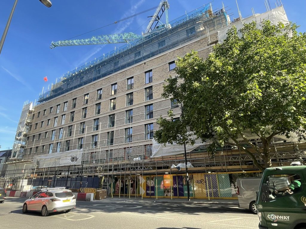 The Kennington Lane scheme progressing well | PBSA News