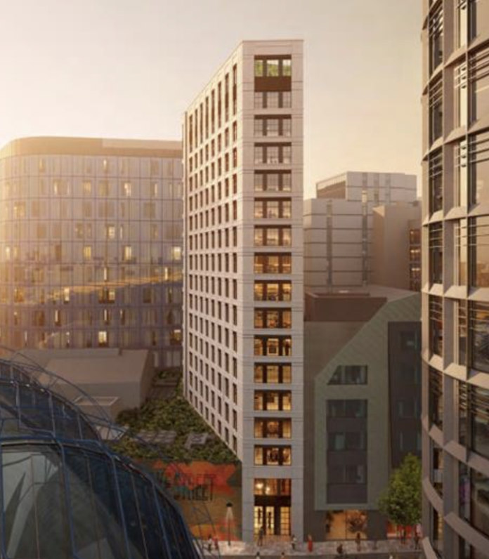 CGI of HB Reavis' Leake Street PBSA | PBSA News