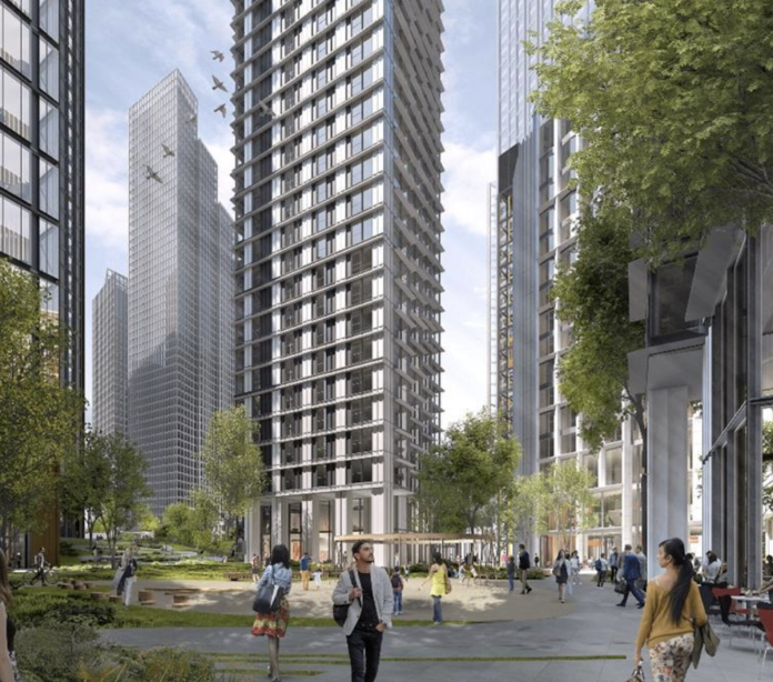 CGI of Bmor and Cedarstone's Vauxhall Square scheme | PBSA News