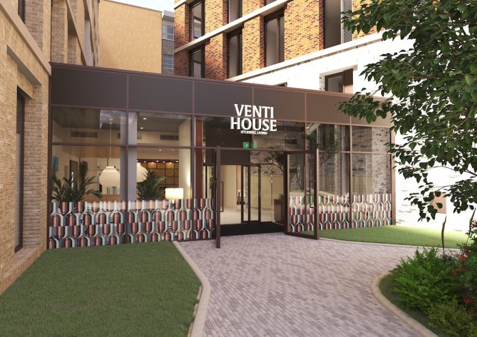 Entrance to Watkin Jones' Venti House PBSA scheme | PBSA News