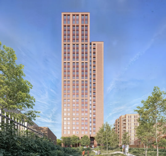CGI of Fifth State's Ilderton Wharf PBSA | PBSA News CGI of Fifth State's Ilderton Wharf PBSA | PBSA News