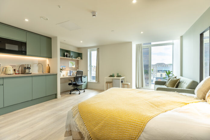 Deluxe studio apartment at Gylemuir and HGP's Brown Street PBSA | PBSA News Deluxe studio apartment at Gylemuir and HGP's Brown Street PBSA | PBSA News